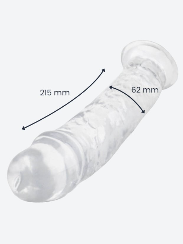 Realistické dildo s přísavkou a žilkováním S-Hande Lester L 21,5 cm