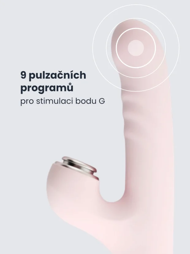 Pulzační vibrátor S-Hande Sona se třemi nástavci na klitoris