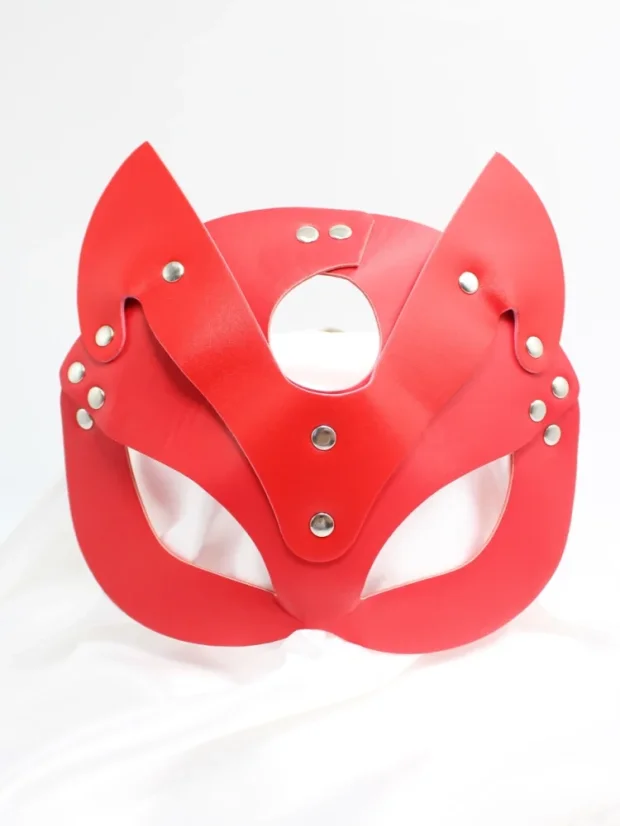 BDSM maska DK Toys Cat Woman - Barva: Fialová