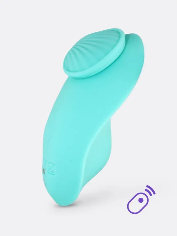 Vibrátor do kalhotek S-Hande Leaf s dálkovým ovládáním