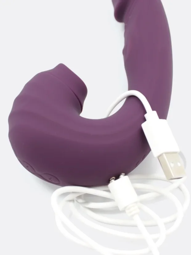 Pulzační vibrátor se stimulátorem klitorisu DK Toys Allure Pulse 3v1