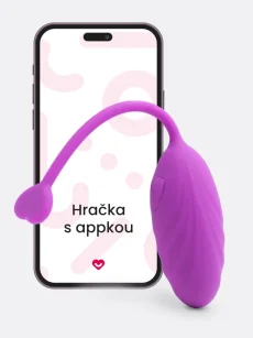 Vibrační vajíčko DK Toys Siren ovládané mobilem