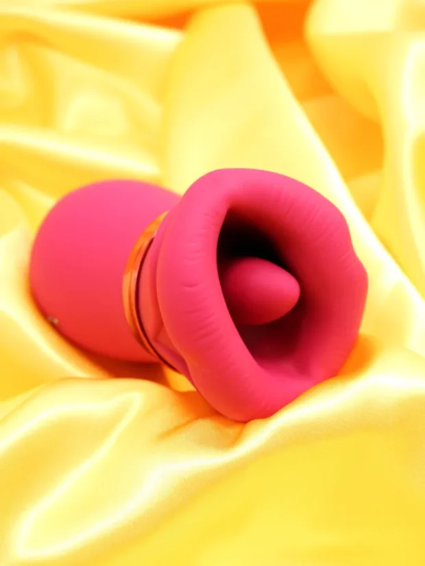 Vibrační a sací stimulátor DKK Red Kiss