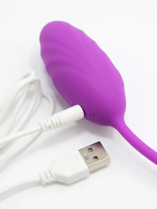 Vibrační vajíčko DK Toys Siren ovládané mobilem - Barva: Růžová