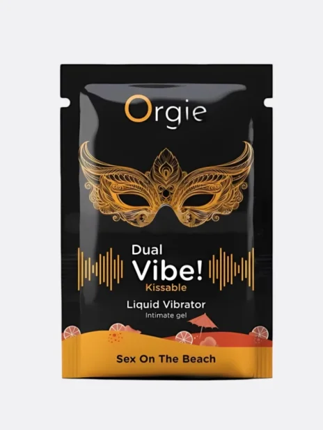 Tekutý vibrátor Orgie Dual Vibe! Sex On The Beach 1 ml na zkoušku