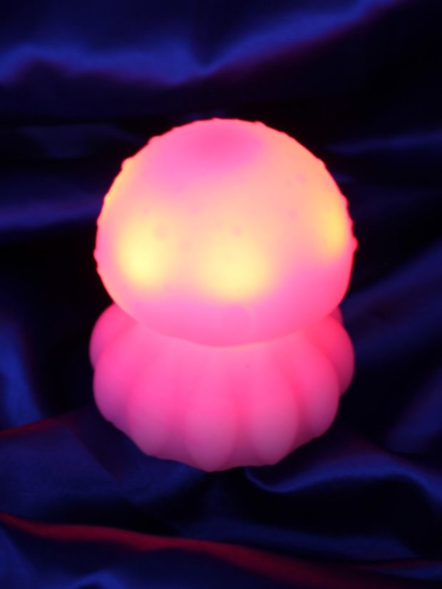Svítící stimulátor klitorisu Zepu Pink Zoom Jellyfish Light