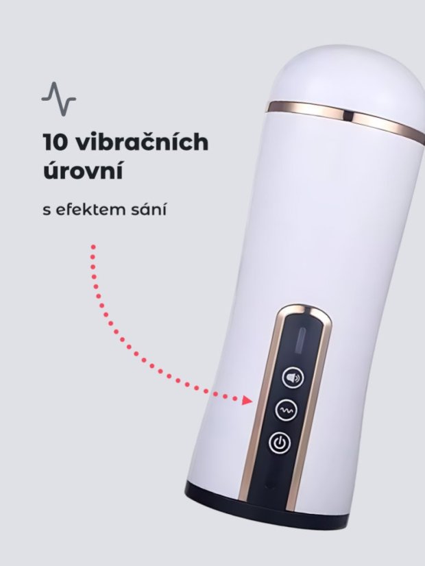 Vzdychající automatický masturbátor Everycom Tender