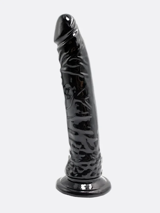 Dildo s přísavkou DK Toys Enzo 21 cm - Barva: Černá