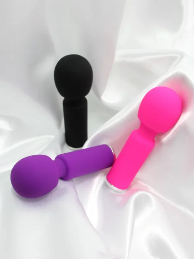 Mini masážní hlavice DK Toys Tiny Tickler - Barva: Fialová
