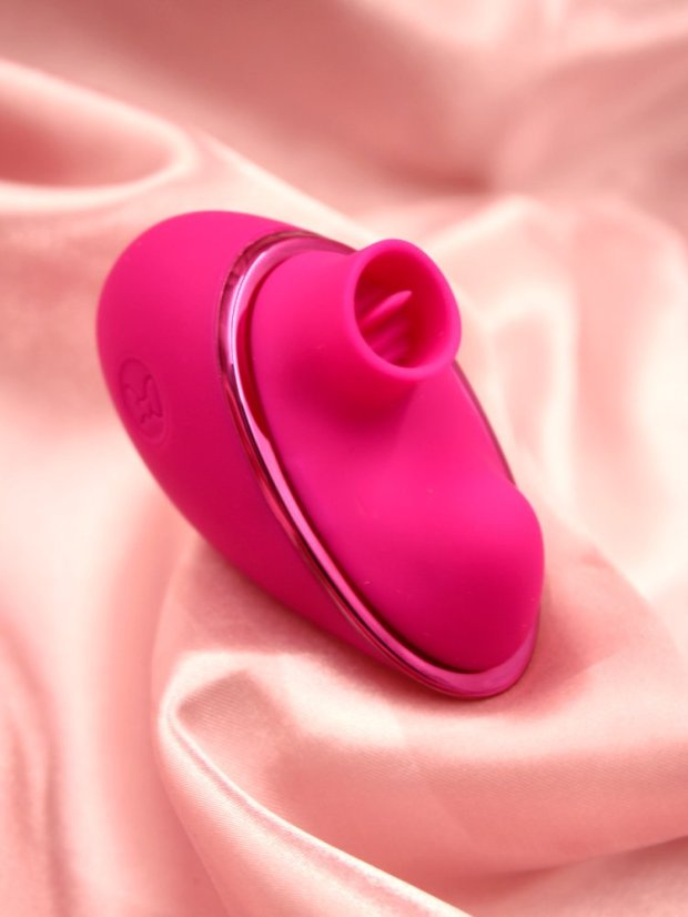 Stimulátor klitorisu Zepu Pink Zoom Big Heart