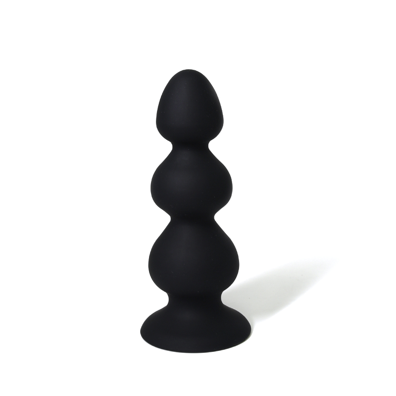Luxusní anální kolík s přísavkou Auston - Barva: Černá