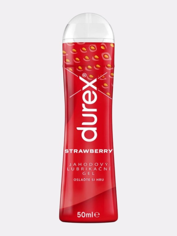 Lubrikační gel s příchutí Durex Strawberry 50 ml