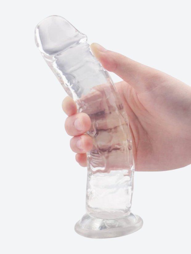 Realistické dildo s přísavkou a žilkováním S-Hande Lester M 19,5 cm