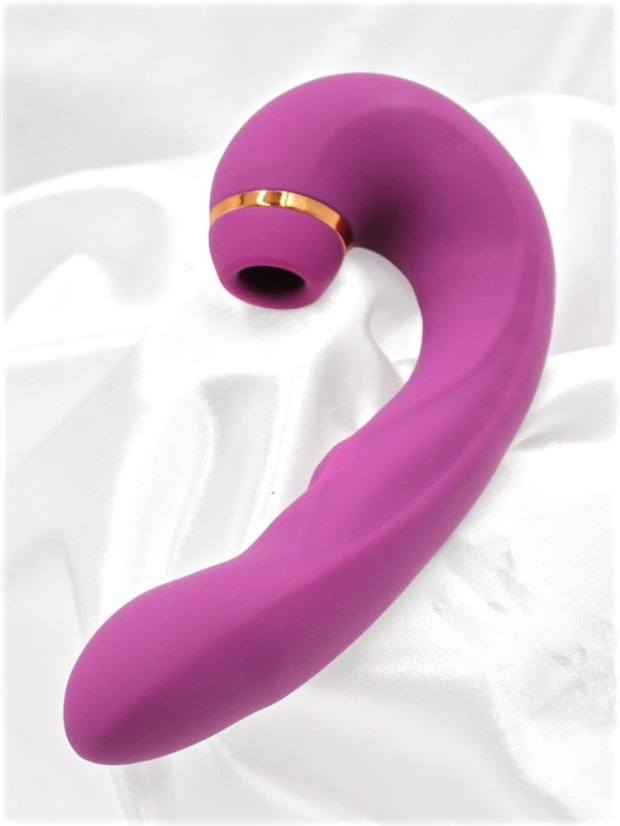 Pulzační vibrátor se stimulátorem klitorisu DKK Allure Pulse 2