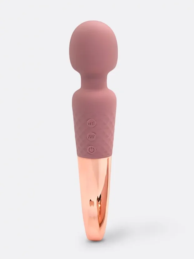 Vibrační hlavice Style Vibes Magic Twenty s 20 vibračními módy a 8 rychlostmi - Barva: Rose