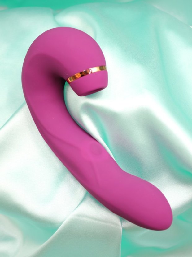 Pulzační vibrátor se stimulátorem klitorisu DKK Allure Pulse 2