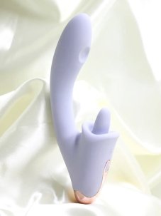 Vibrátor s jazýčkem na klitoris S-Hande Violette