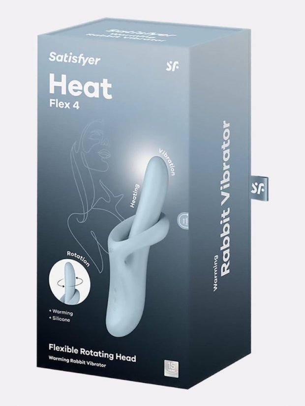 Rotační vyhřívaný vibrátor Satisfyer Heat Flex 4