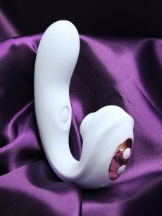 Pulzační vibrátor Amanda 3v1 se stimulátorem klitorisu