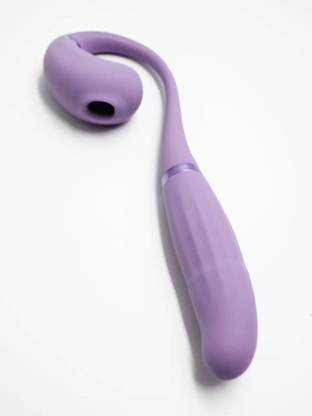 Přirážecí vibrátor se stimulátorem Nefenté