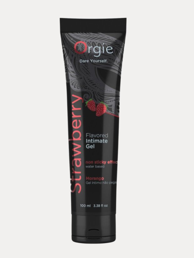 Lubrikační gel s příchutí Orgie Strawberry 100 ml