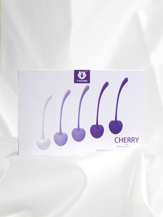 Luxusní sada vaginálních činek S-Hande Cherry