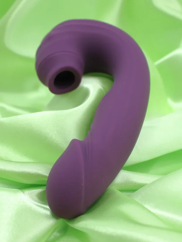 Pulzační vibrátor se stimulátorem klitorisu DK Toys Allure Pulse 3v1