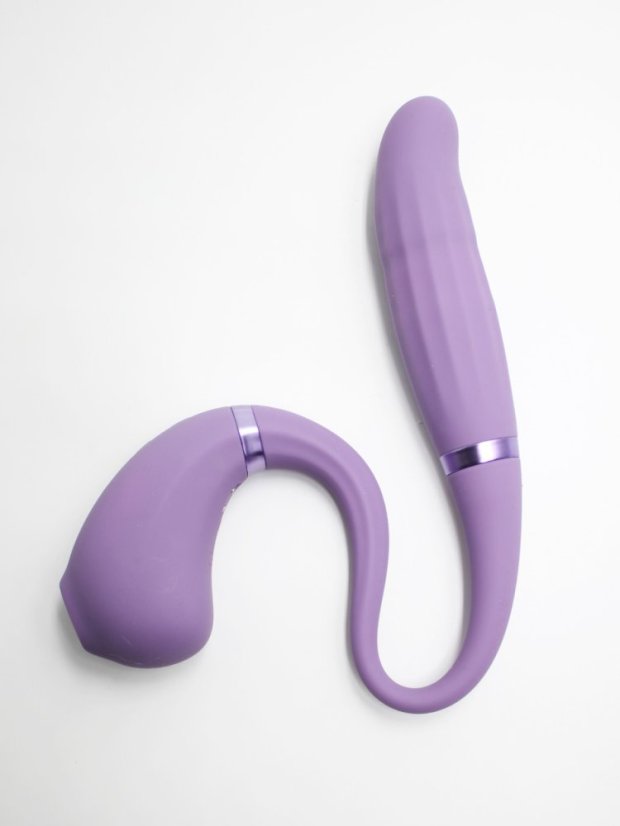 Přirážecí vibrátor se stimulátorem Nefenté