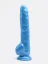 Dildo DK Toys Basic Finn s přísavkou 24 cm - Barva: Fialová