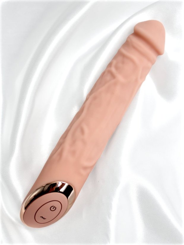 Realistický vibrátor na bod G Soft Terry s žilkováním