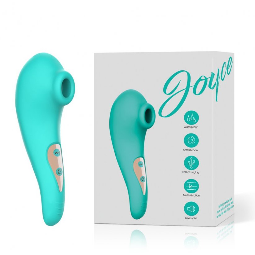 Stimulátor klitorisu Joyce - Barva: Azurová / Aqua