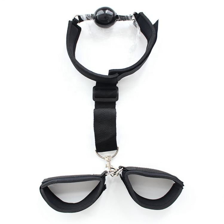 Bondage postroj s roubíkem