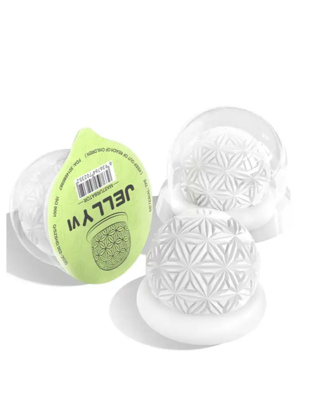 Cestovní masturbátor S-Hande Jelly Cup Green
