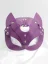 BDSM maska DK Toys Cat Woman - Barva: Fialová
