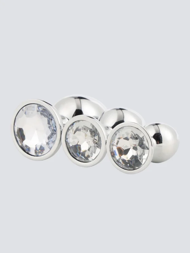 Set kovových análních kolíčků Dreamtoys Gleaming Love