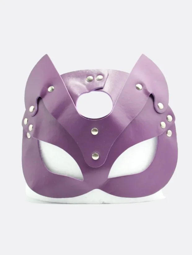 BDSM maska DK Toys Cat Woman - Barva: Fialová