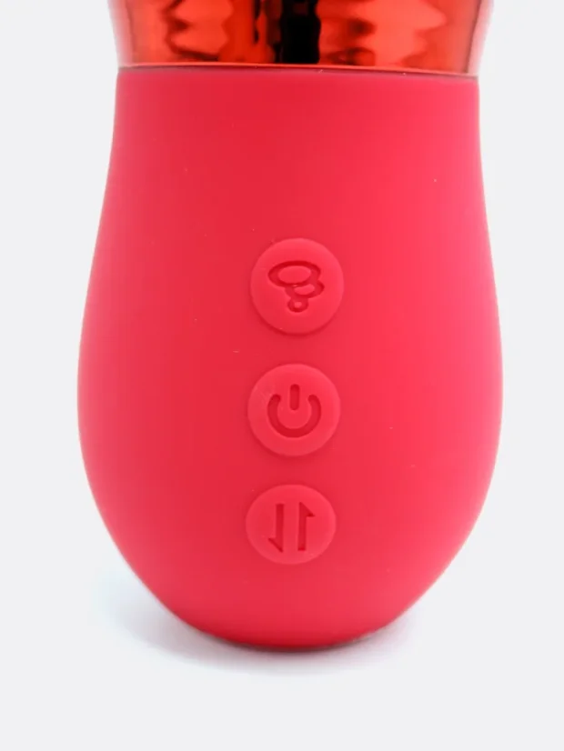 Vibrační a sací stimulátor DKK Red Kiss