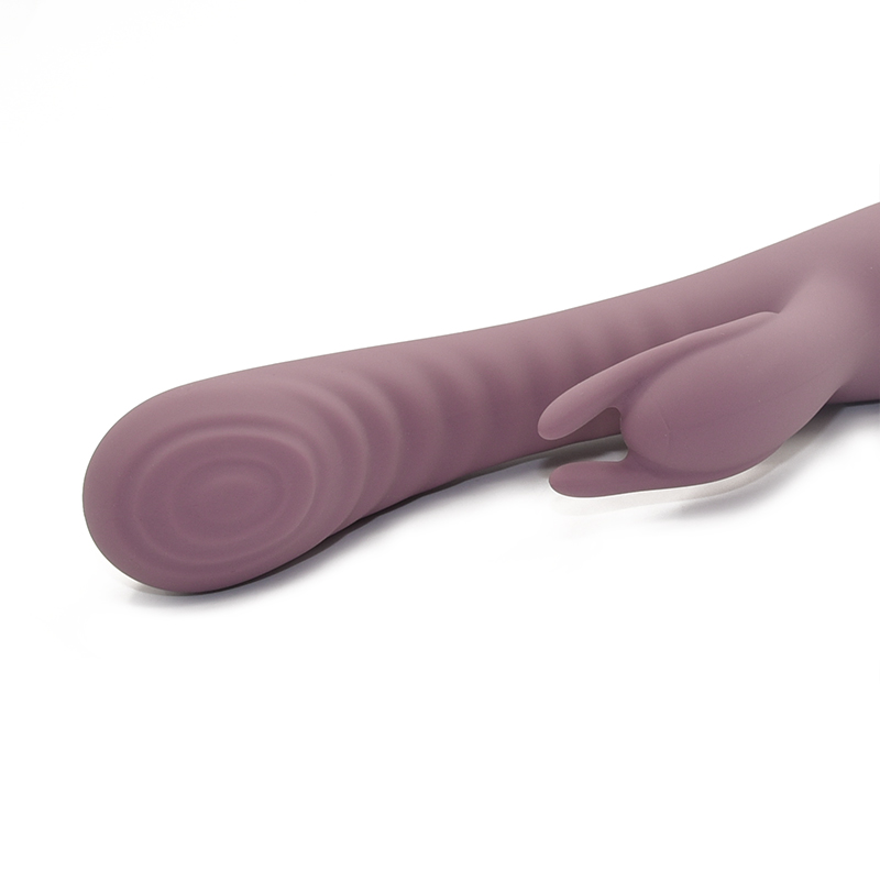 Pulzační vibrátor Amelia s výběžkem na klitoris - Barva: Fialová