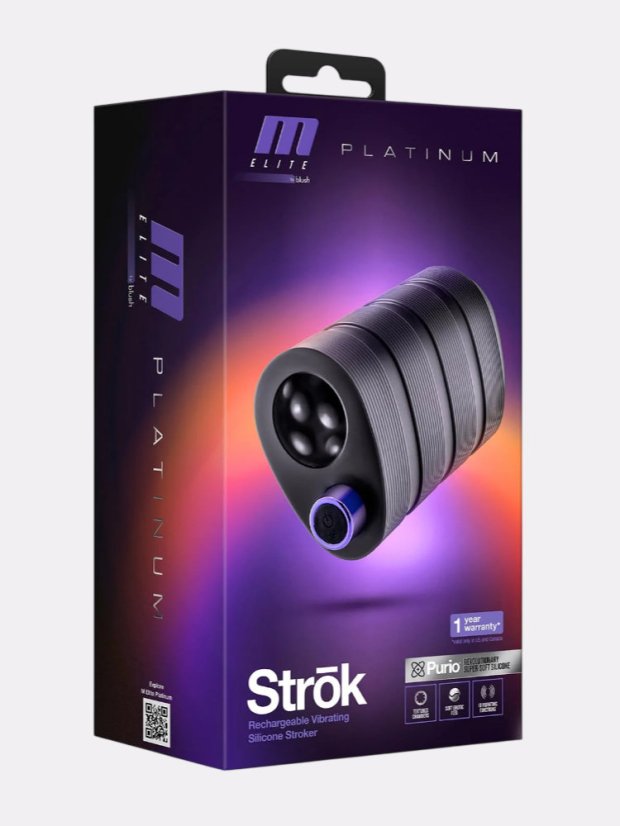 Vibrační masturbátor Blush M Platinum