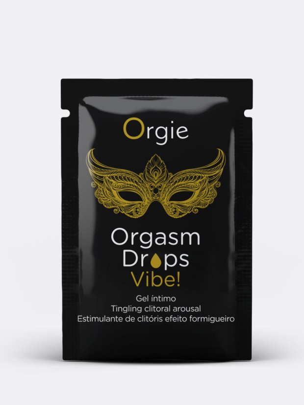 Stimulační gel na klitoris Orgasm Drops Vibe! 1 ml na zkoušku