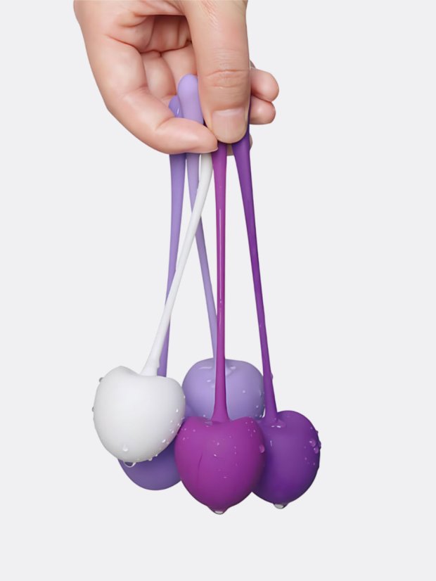 Luxusní sada vaginálních činek S-Hande Cherry