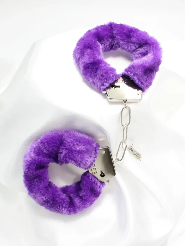 Plyšová pouta DK Toys Love Me - Barva: Růžová