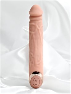 Realistický vibrátor na bod G Soft Terry s žilkováním