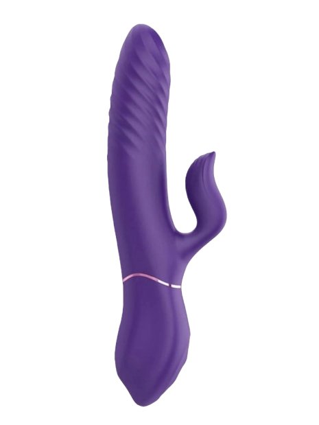 Přirážecí vyhřívaný vibrátor se stimulací klitorisu a 9 vibračními módy Lighter