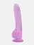 Dildo DK Toys Basic Finn s přísavkou 24 cm - Barva: Fialová