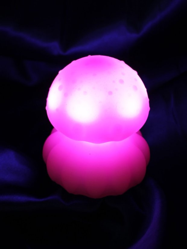 Svítící stimulátor klitorisu Zepu Pink Zoom Jellyfish Light