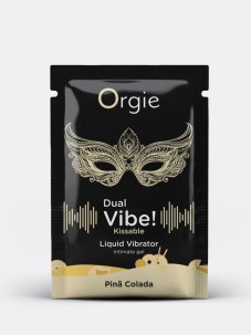 Tekutý vibrátor Orgie Dual Vibe! Piňa Colada 1 ml na zkoušku