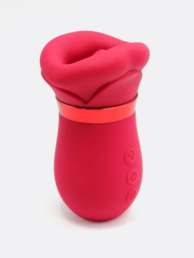 Vibrační a sací stimulátor DKK Red Kiss