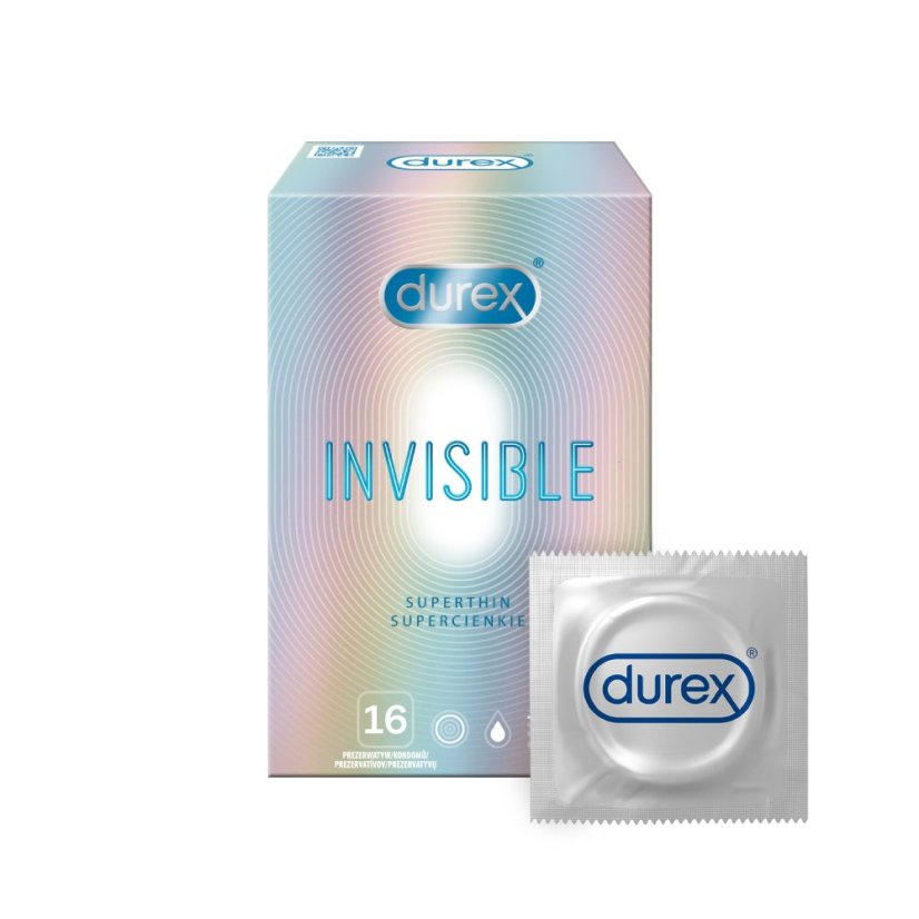 Durex Invisible - ultra tenké 16 ks