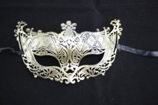 Fantasy škraboška Bow to Me zlatá